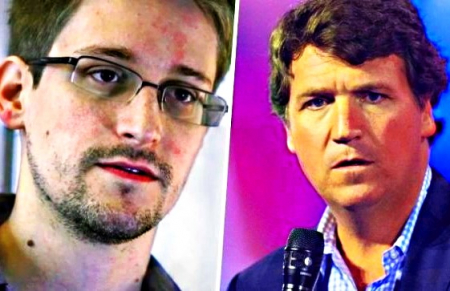 ¡IMPARABLE! TUCKER CARLSON AHORA VA POR ENTREVISTA CON SNOWDEN. TIEMBLA BIDEN